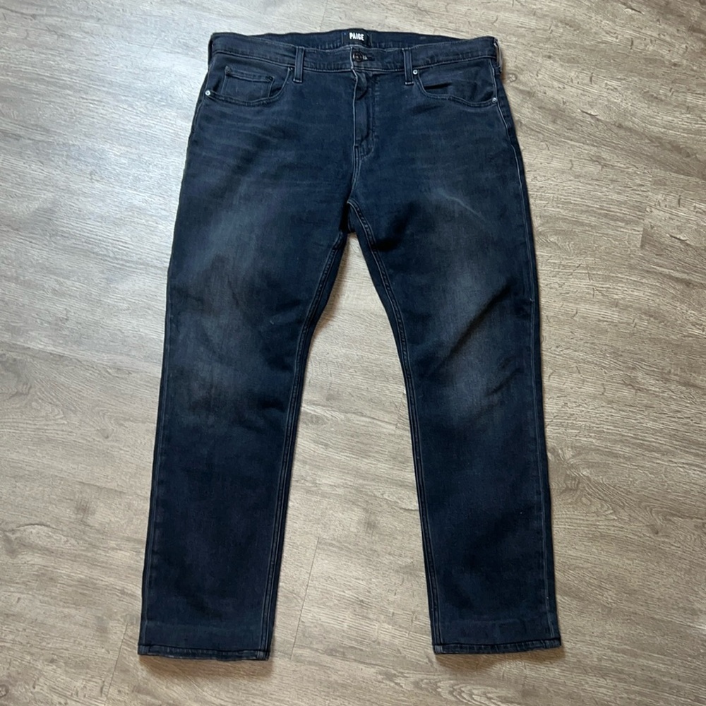 Paige Federal‎ Slim Straight Jeans Dark Wash